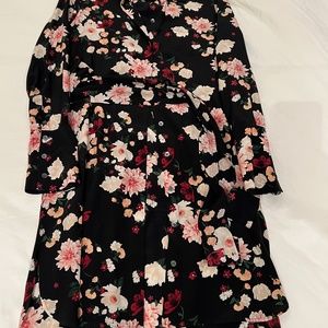 Equipment floral shirt dress, size small